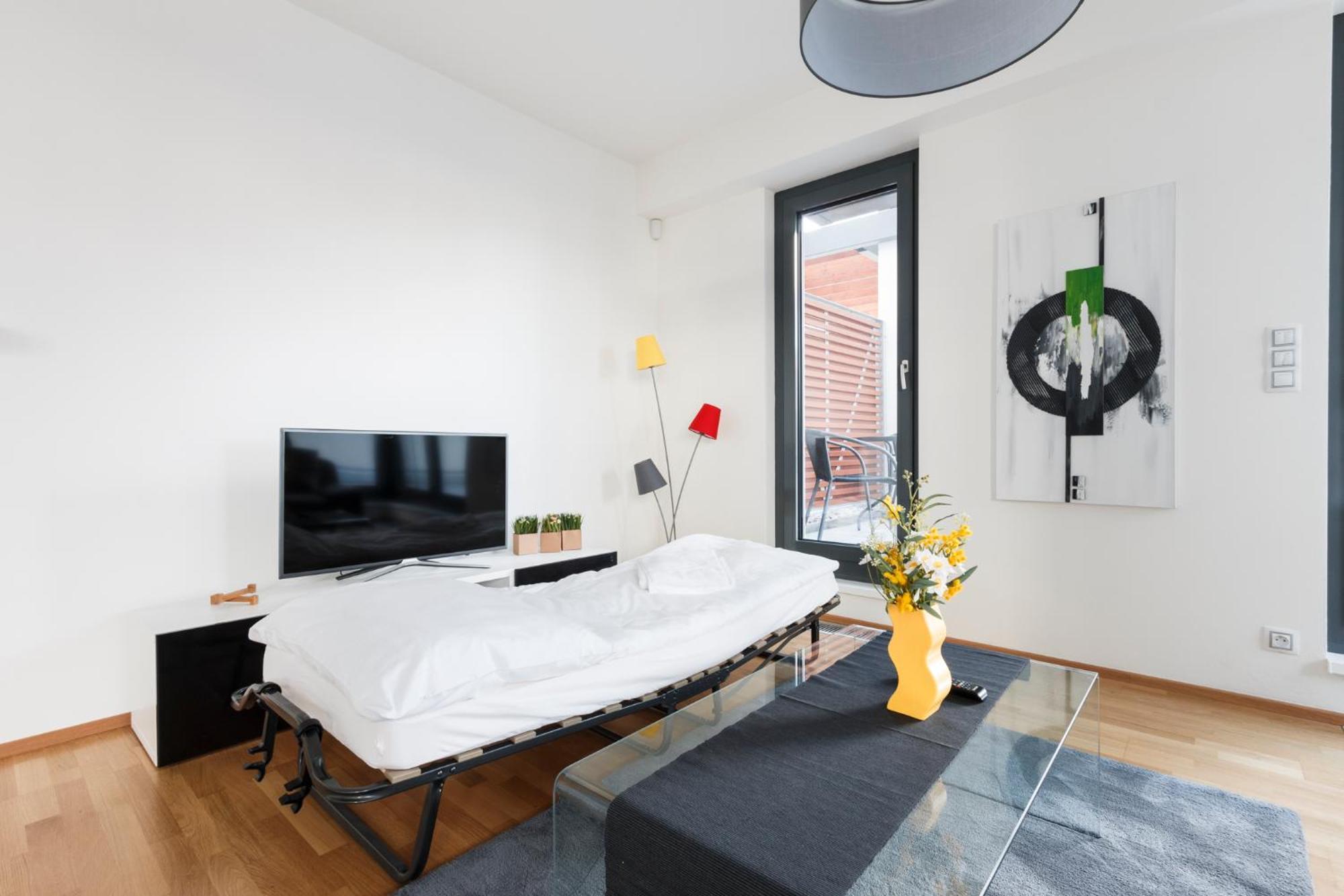 Prague Days - Luxurious Apartments In Trendy Zizkov Oda fotoğraf