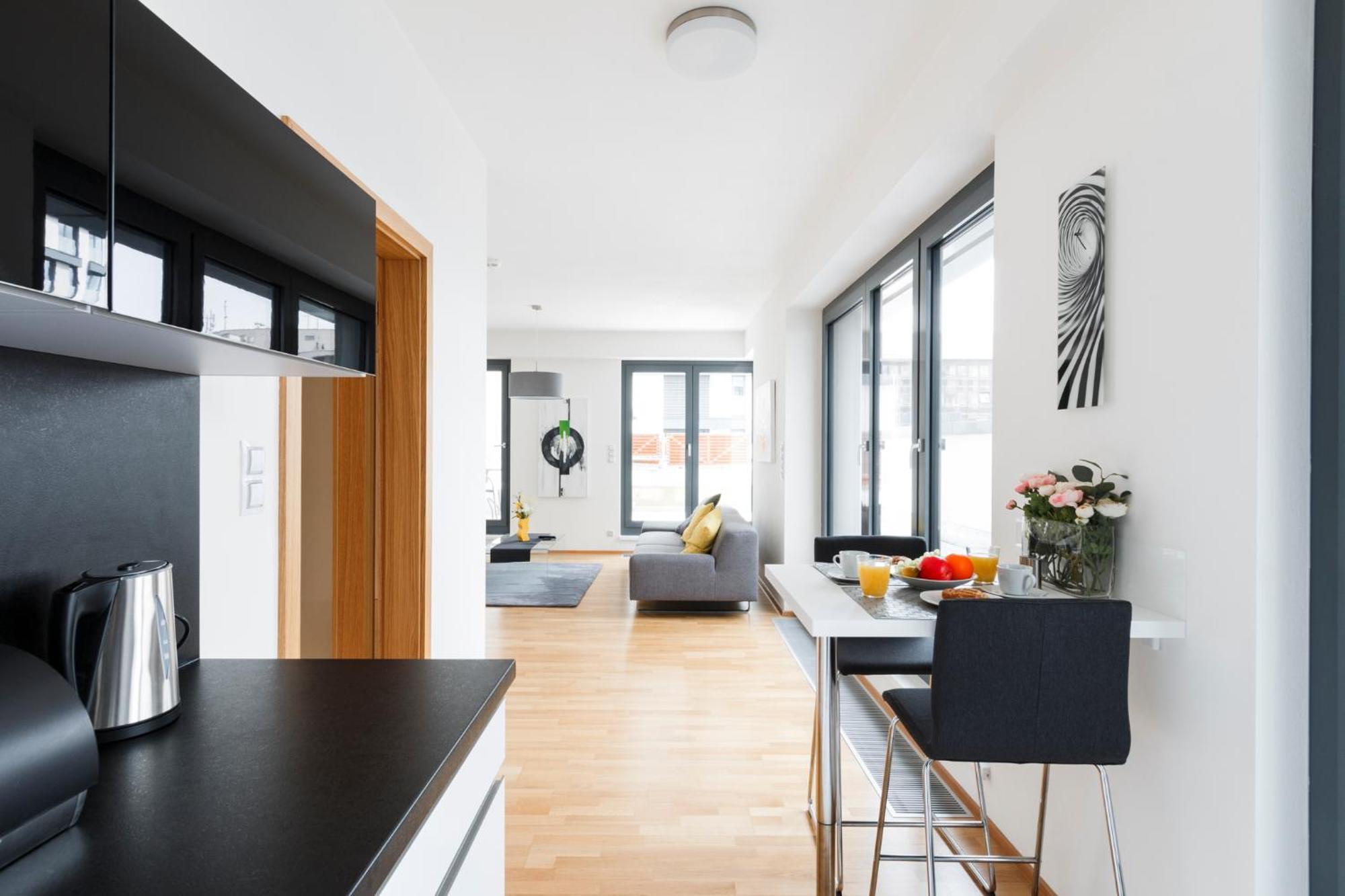 Prague Days - Luxurious Apartments In Trendy Zizkov Oda fotoğraf
