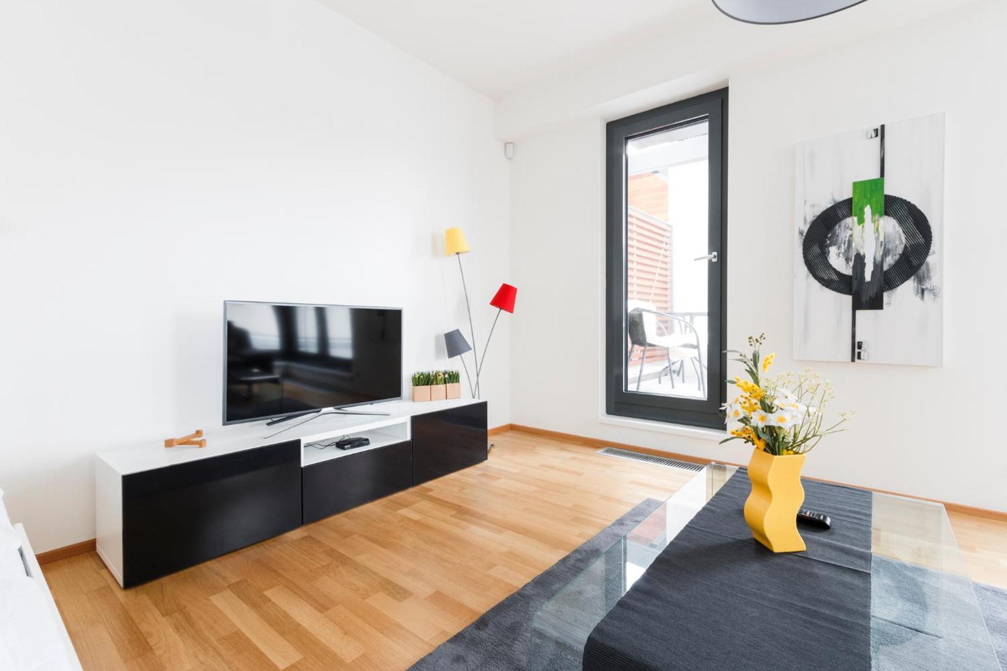 Prague Days - Luxurious Apartments In Trendy Zizkov Oda fotoğraf